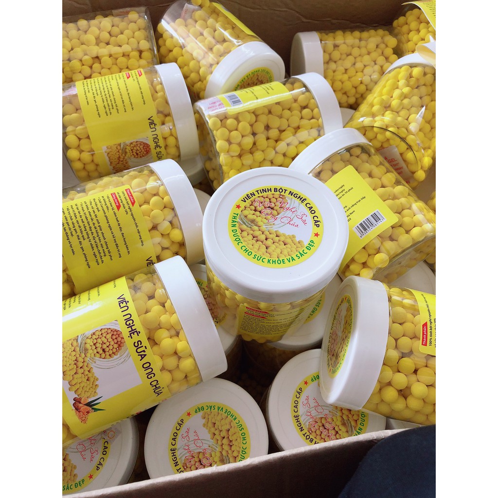 Viên nghệ mật ong trị đau dạ dày, mờ nám tàn nhang, trắng da | BigBuy360 - bigbuy360.vn