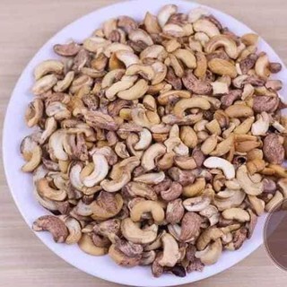 Hạt điều rang muối dạng vỡ loại ngon gói 500g túi zip