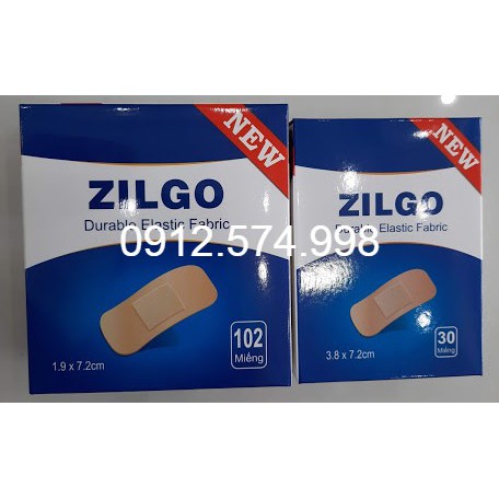 Băng cá nhân Zilgo 102 miếng/hộp