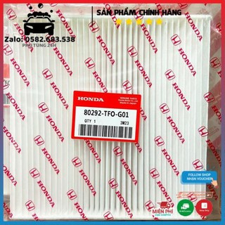 Lọc gió máy lạnh City 2013~nay, Civic 2015~nay, CRV 2016~nay, HRV 2014~nay (80292-TF0-G01, 80292TF0G01)