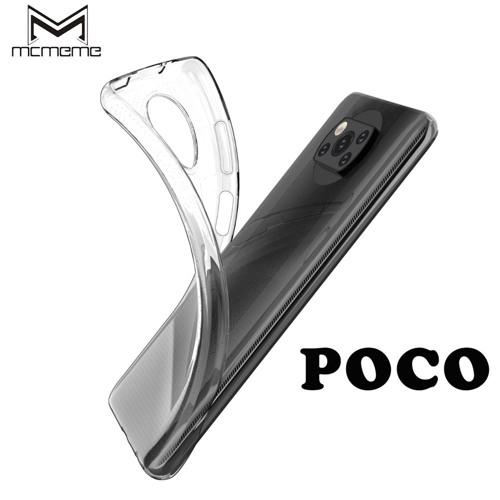 Ốp điện thoại dẻo trong suốt dành cho Xiaomi POCO C65 F5 F6 M6 M5 M5s X6 X5 X4 X3 NFC C40 F4 F3 GT M4 M3 F2 Pro Pocophone F1 5G
