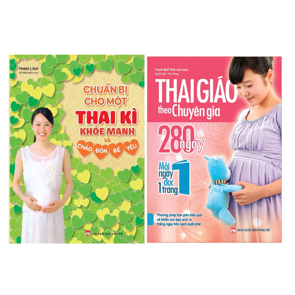 Sách - Combo Thai Giáo Theo Chuyên Gia + Chuẩn Bị Cho Một Thai Kì Khoẻ Mạnh