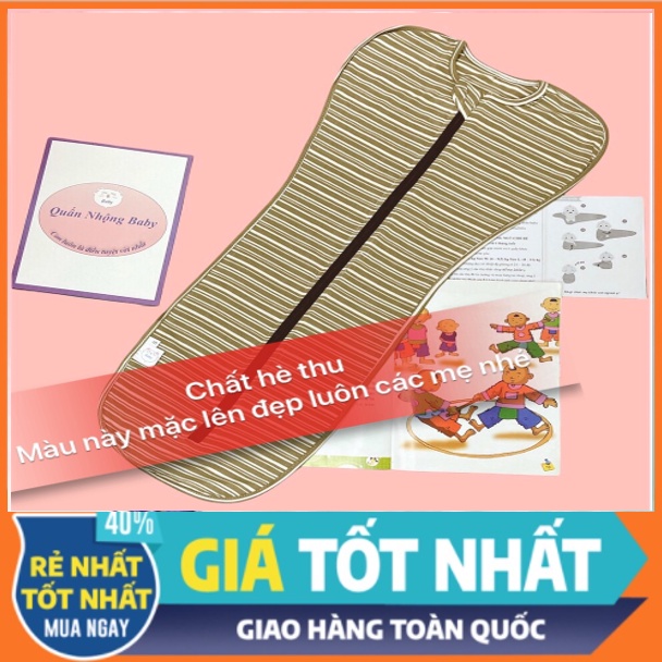 [ẢNH SHOP CHỤP] Quấn nhộng chũn cho bé ngủ ngon