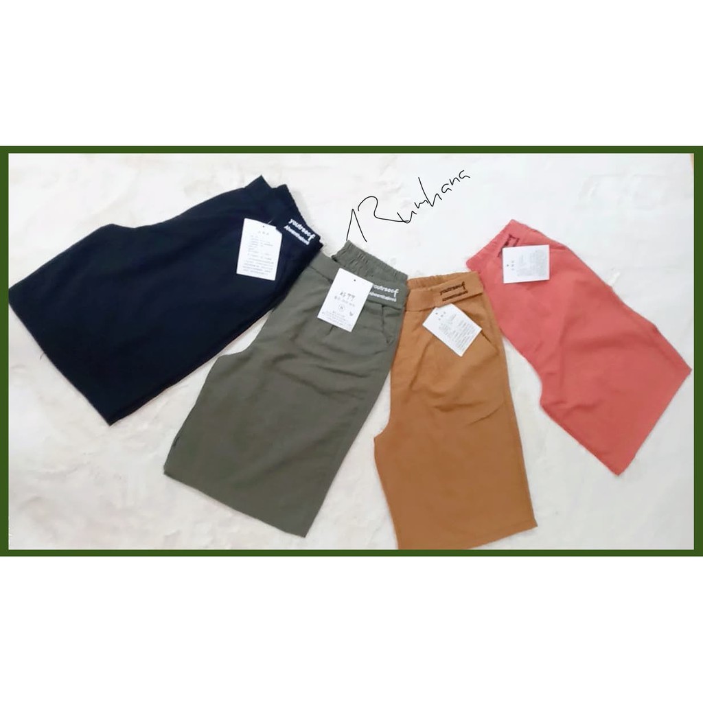 Quần nữ - Quần sooc đũi xước Hàn cạp cao nhiều màu QN02 | BigBuy360 - bigbuy360.vn