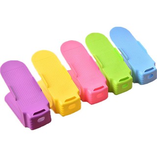 Combo 5 kẹp xếp giầy dép thông minh tiện lợi nhiều màu, kệ mỏ vịt để giày dép