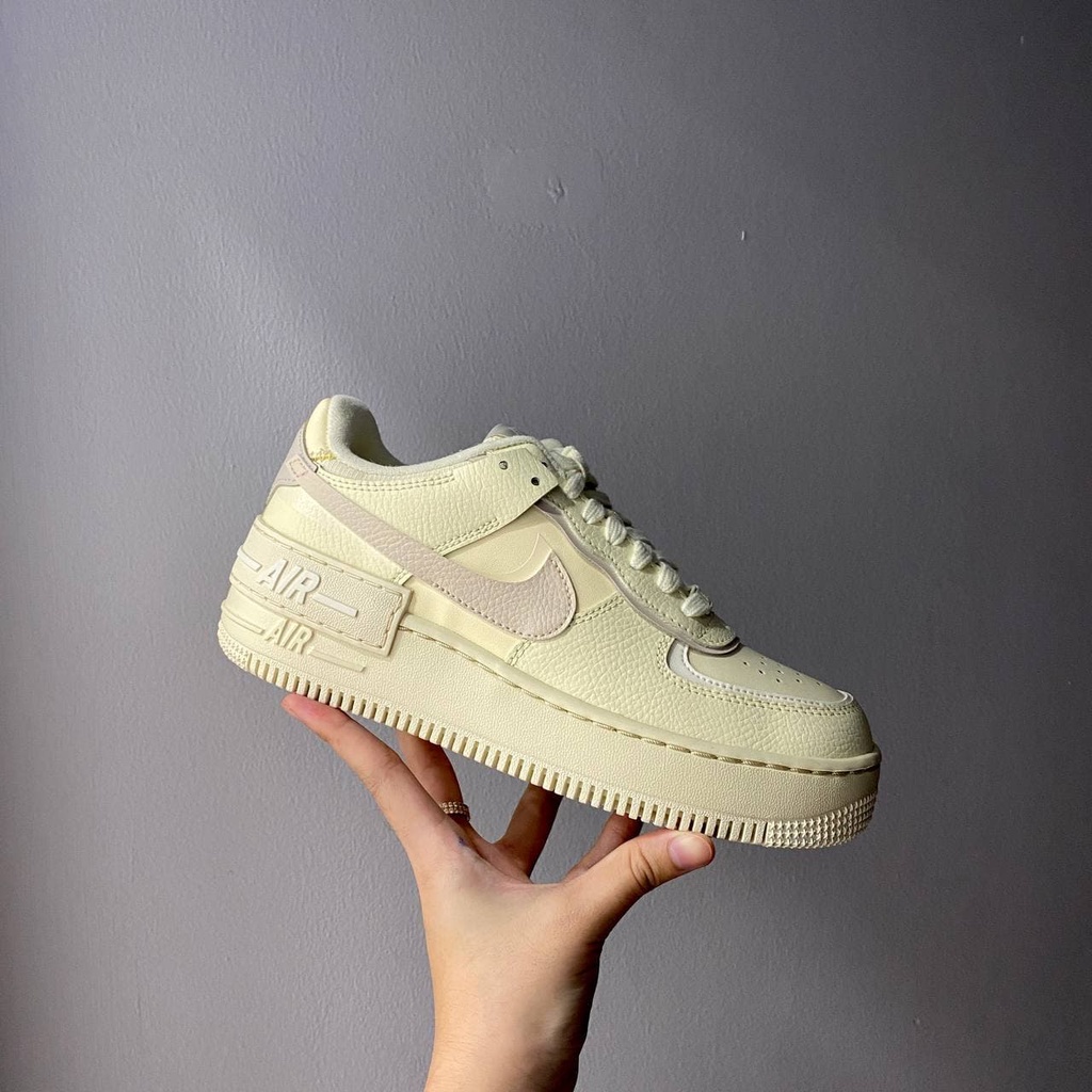 Giày Air Force 1 Shadow Coconut Milk Size 38 Thể Thao Thời Trang Màu Sữa Dừa Nữ Có Sẵn CU8591-102
