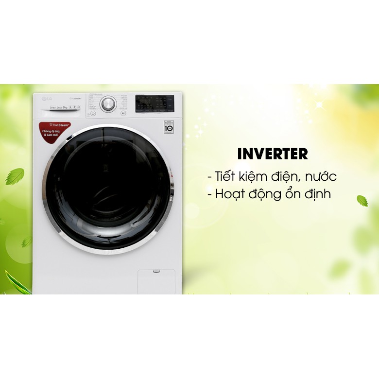 Máy giặt LG Inverter 9 kg FC1409S2W