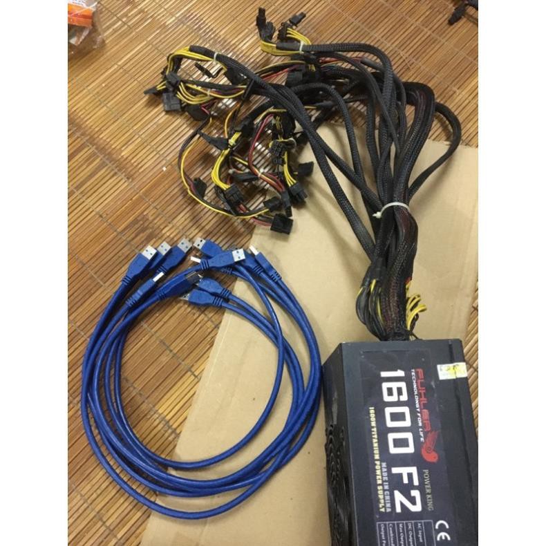 Nguồn 1600w đào coin công suất thực