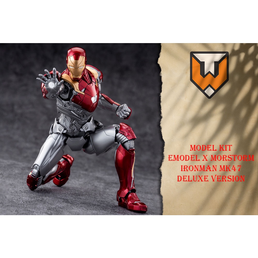 Mô hình lắp ráp Emodel x Morstorm 1/9 scale Mark47 mk47 Deluxe version