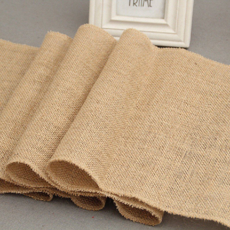 Khăn Trải Bàn Vải Bố Tự Nhiên Phong Cách Vintage Y7J0