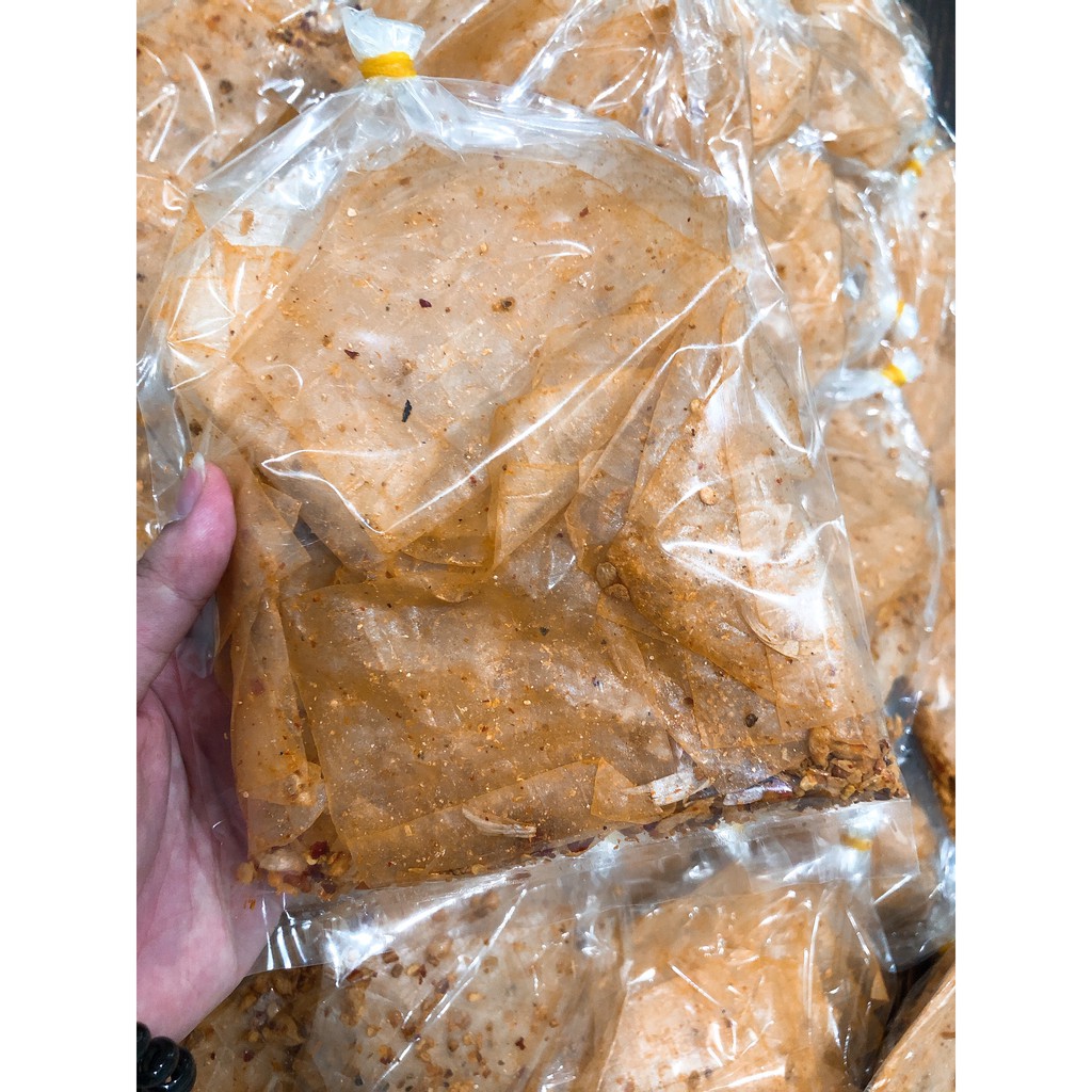 Combo khách sỉ 100 BỊCH bánh tráng muối tỏi xì ke