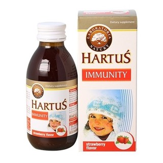 Hartus Immunity – Hỗ trợ tăng cường sức đề kháng, giảm ốm vặt, các bệnh đường hô hấp ở trẻ nhỏ (150ml)