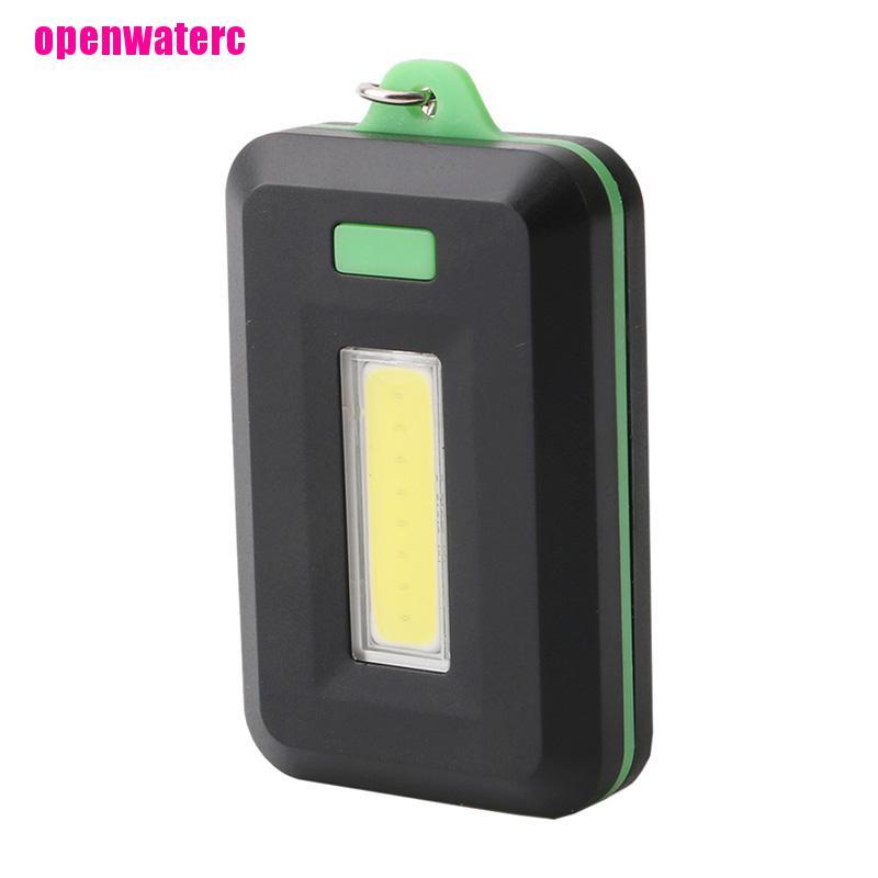 Đèn Pin LED COB Mini Chống Thấm Nước Có Móc Khóa Tiện Dụng Mang Theo Cắm Trại