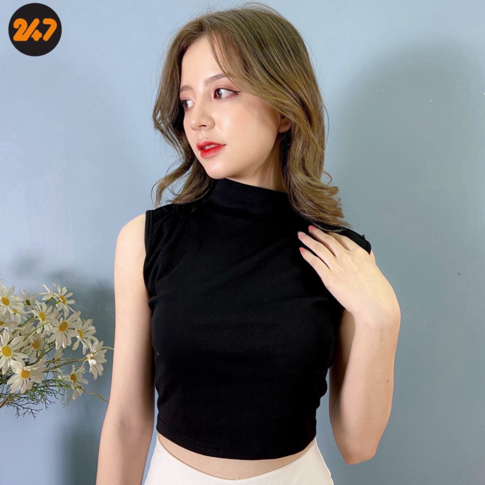 áo ba lỗ ngược croptop nhiều màu