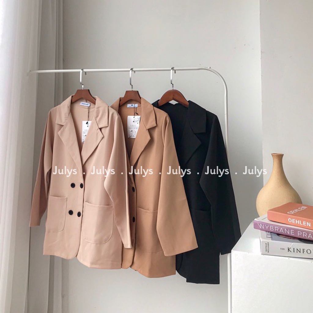 Áo BLAZER 1 lớp trơn (ảnh thật kèm video)