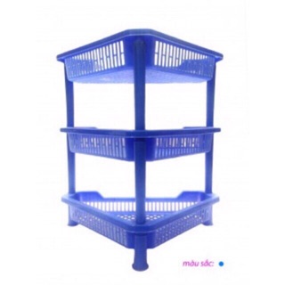 Kệ nhựa 3 tầng tam giác