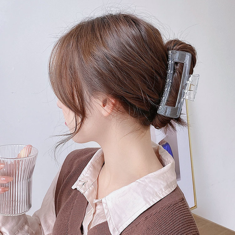 Kẹp Tóc Hình Vuông Phong Cách Hàn Quốc Xinh Xắn Cho Nữ