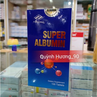 Viên uống SUPER ALBUMIN lọ 100 viên giúp tăng cường miễn dịch,tăng cường chức năng gan
