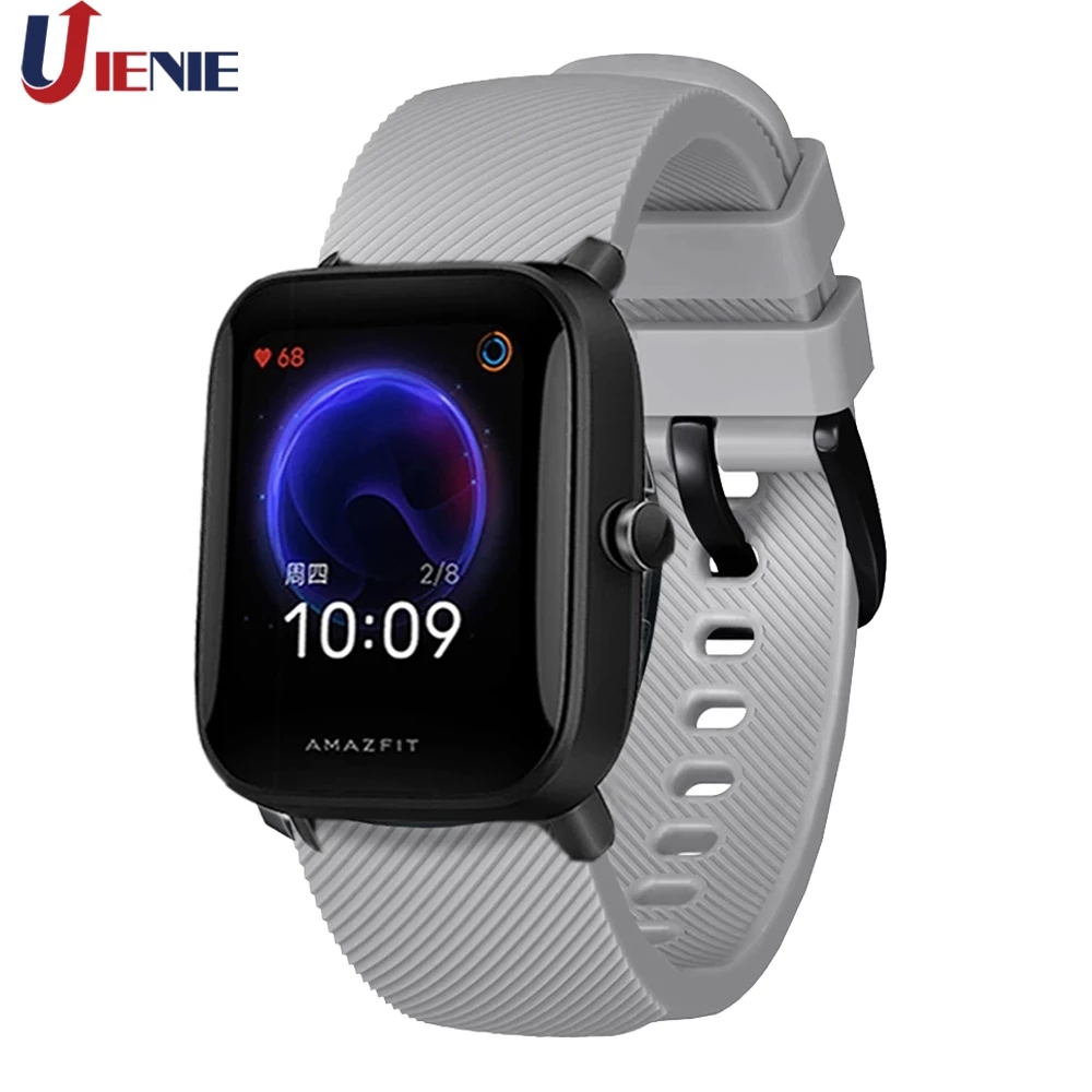 Dây đeo silicon màu trơn HAYLOU thay thế cho Xiaomi Huami Amazfit Bip U / Commi P8 / Gts 2 / Amiluou Ls02