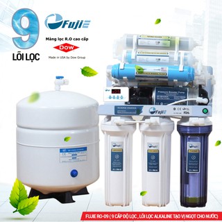 Máy lọc nước ro fujie ro-09 chính hãng 9 cấp lọc