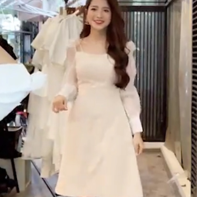 Đầm tay kiếng cchat