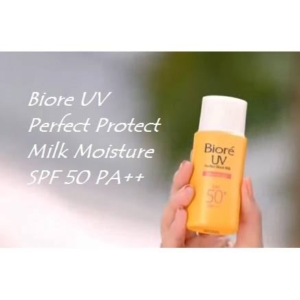 KEM CHỐNG NẮNG BIORE UV PERFECT BLOCK MILK COOL SPF 50 PA+++ 25ml
