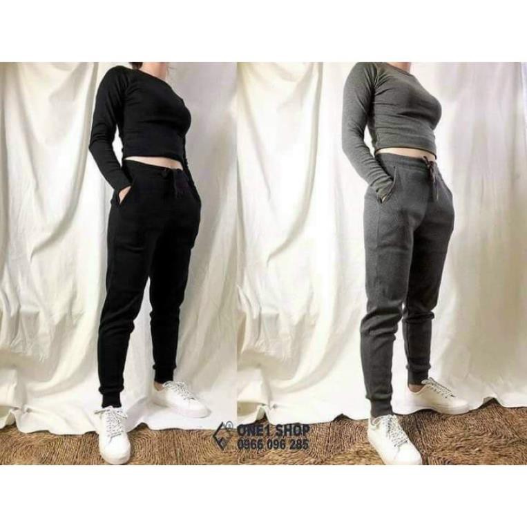 [XẢ KHO] Quần Jogger Len Tăm Bo Ống - BIGSIZE 75KG | BigBuy360 - bigbuy360.vn