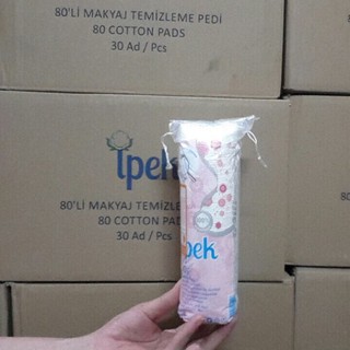 Bông tẩy trang ipek 80 miếng TNK