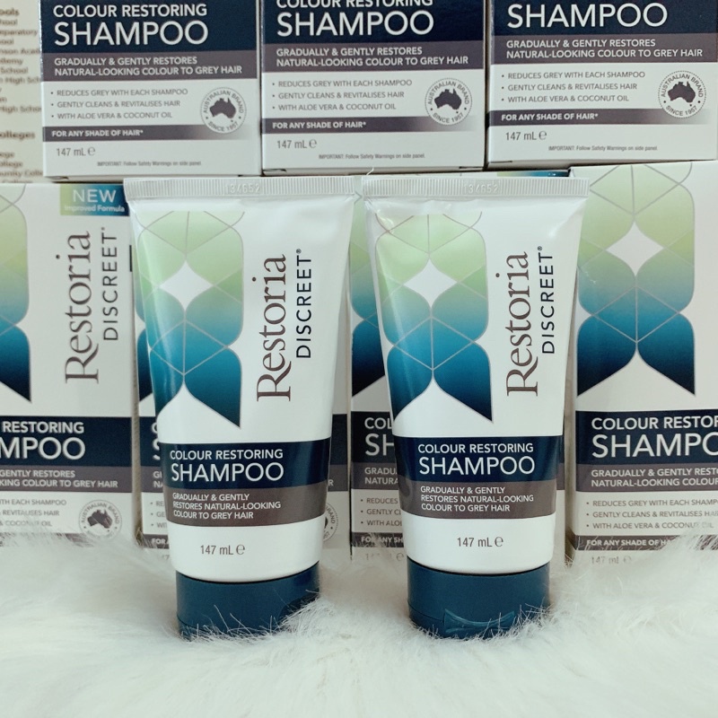 Dầu gội Phủ tóc bạc 147ml Restoria discreet colour restoring shampoo