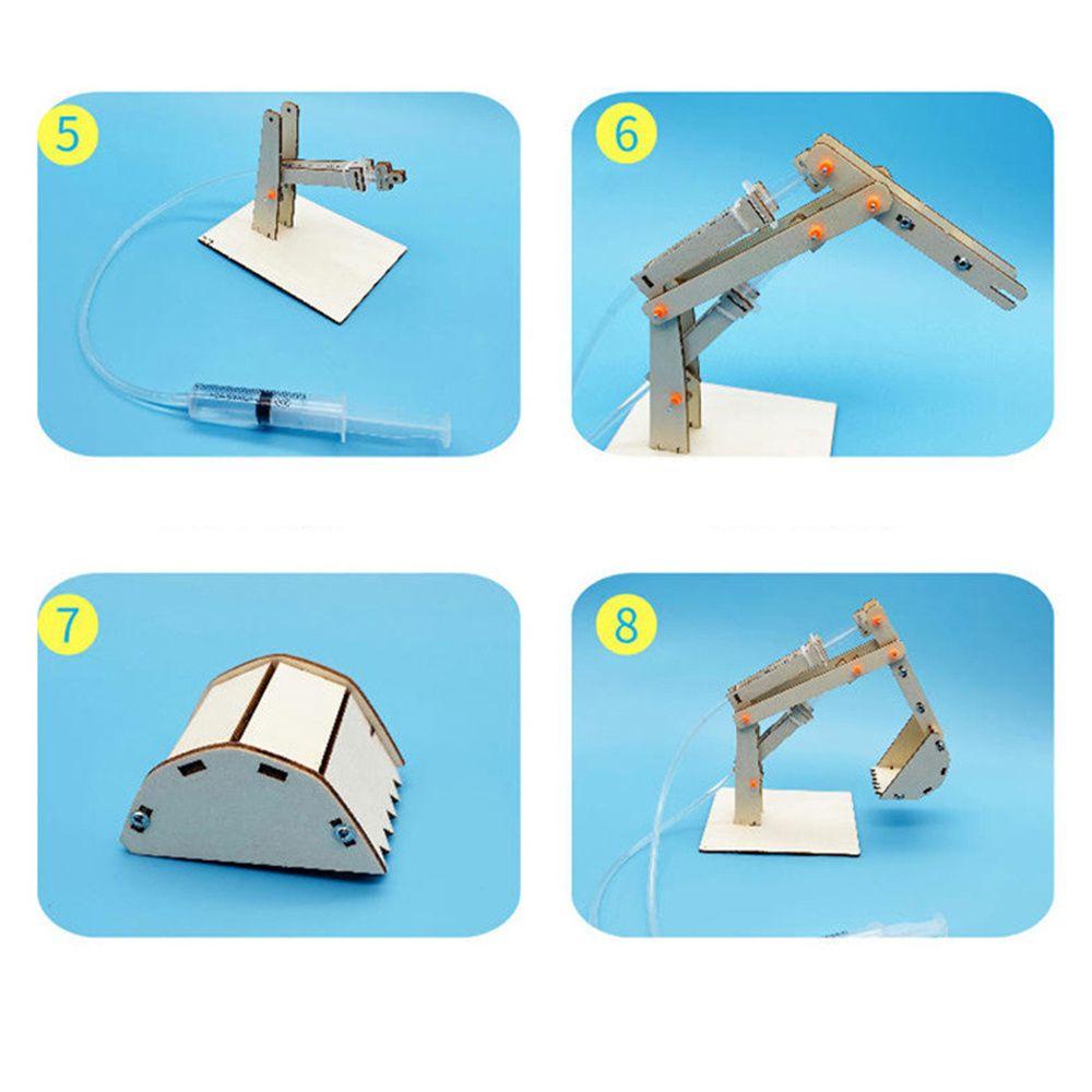 Mô Hình Máy Xúc Thủy Lực LAYOR1 DIY Cho Bé