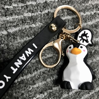 Móc khoá chim cánh cụt và cá heo
