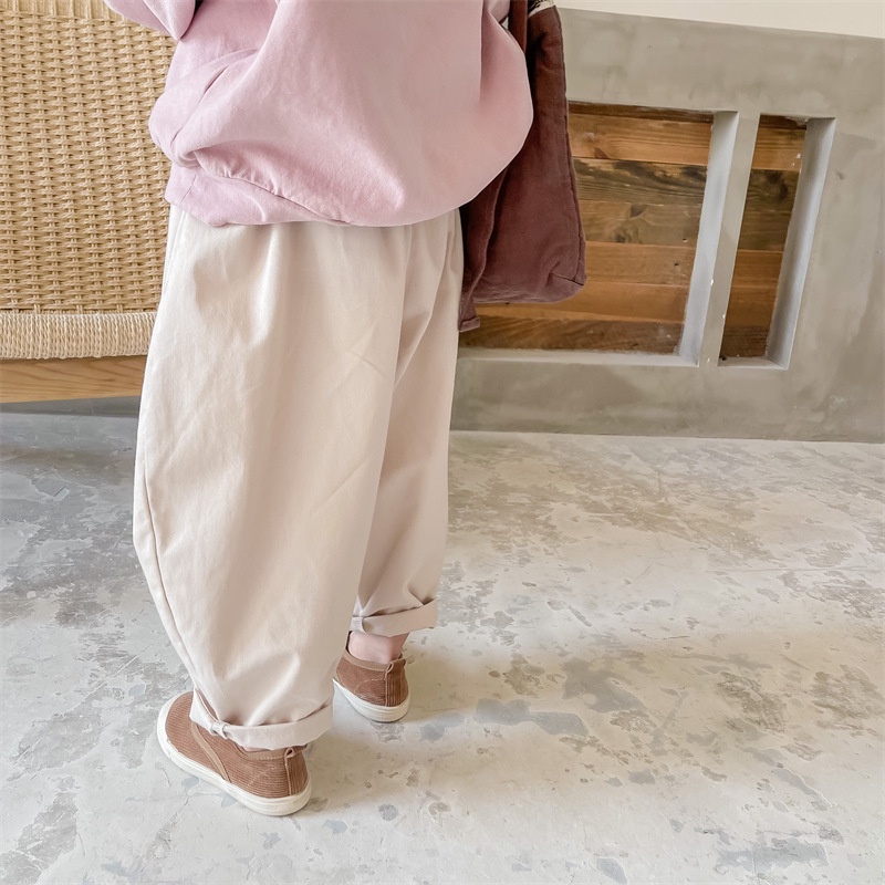 Quần Dài Họa Tiết Mặt Cười Thời Trang Mùa Thu Cho Bé Trai 0-3 Tuổi