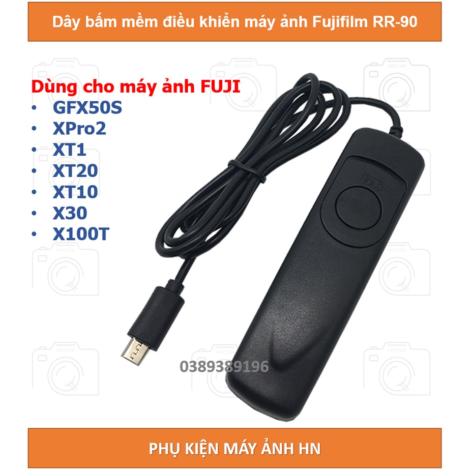 Dây bấm mềm điều khiển máy ảnh canon/nikon/fujifilm