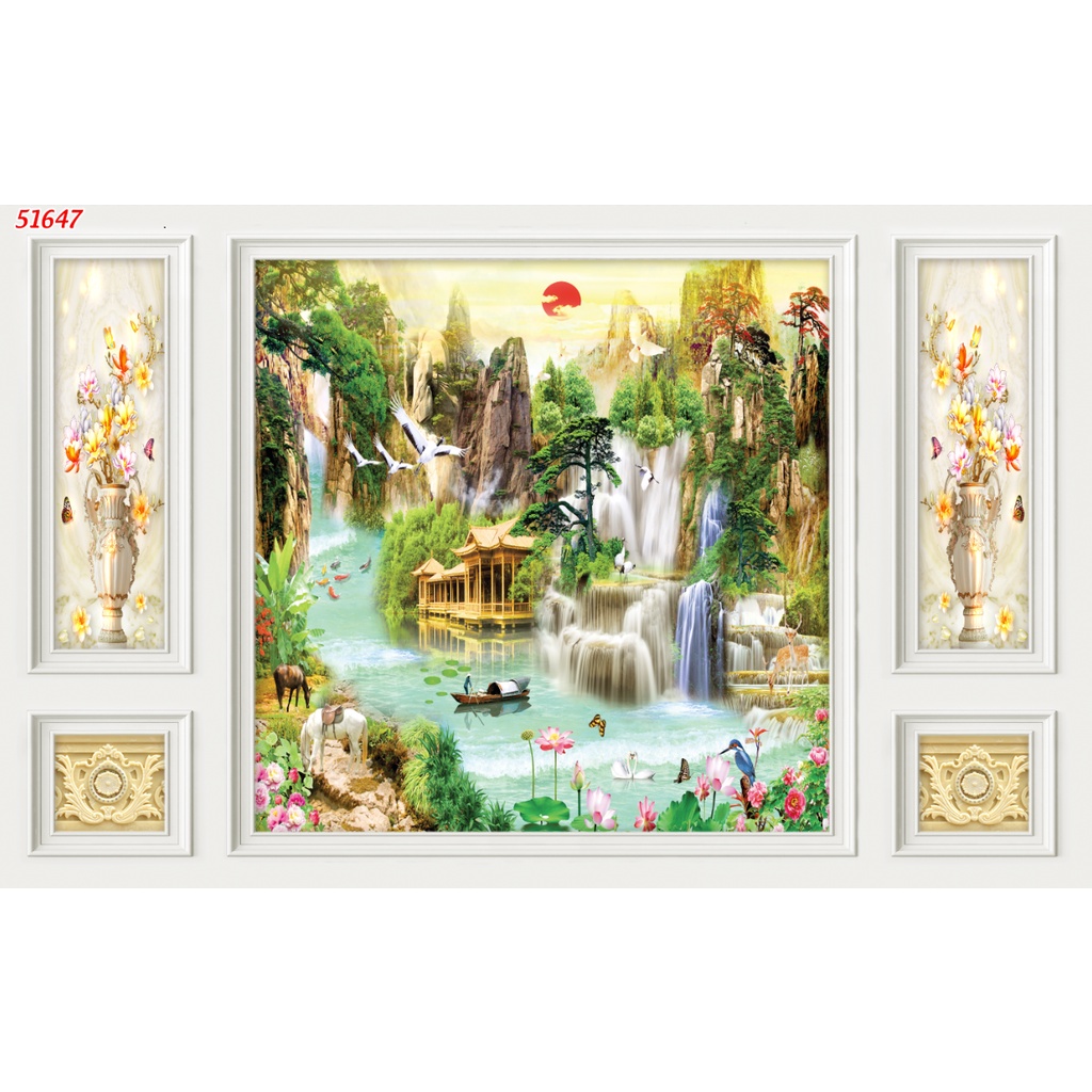 PHÔNG NỀN 3D 5D PHÀ CHỈ XU THẾ CÓ CHIỀU SÂU NHƯ THẬT