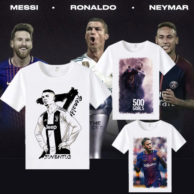 Áo Thun Tay Ngắn In Hình Cầu Thủ Bóng Đá Chris Ronaldo