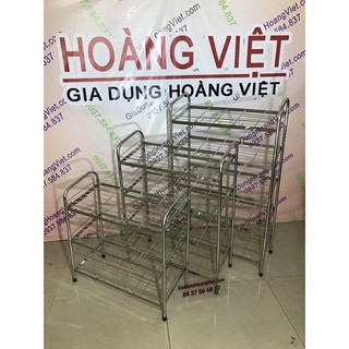 Kệ giầy dép inox 304 3 tầng, 4 tầng, 5 tầng