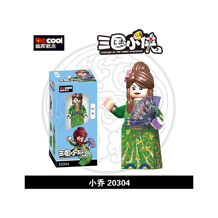 [ Có sẵn ] Minifigures nhân vật tướng Tam Quốc lego Decool 2030A