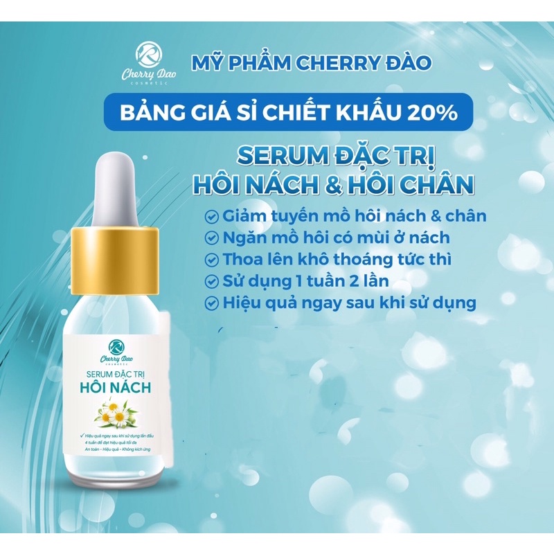 Chống mồ hôi nách tay chân CRD