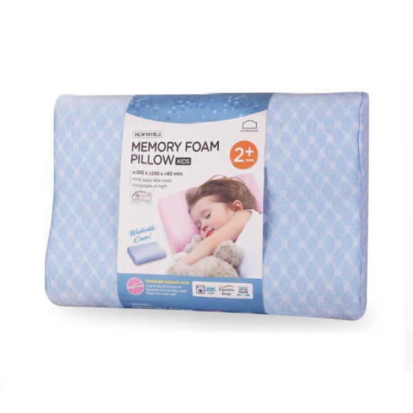 Gối ngủ cao su non cao cấp dành cho trẻ em Memory Foam Pillow Lock&Lock HLW181