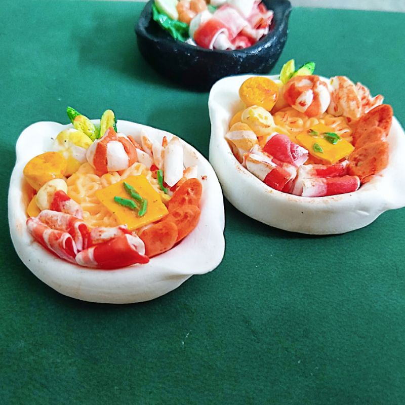 Móc khoá lẩu Sukiyaki và Tobokki