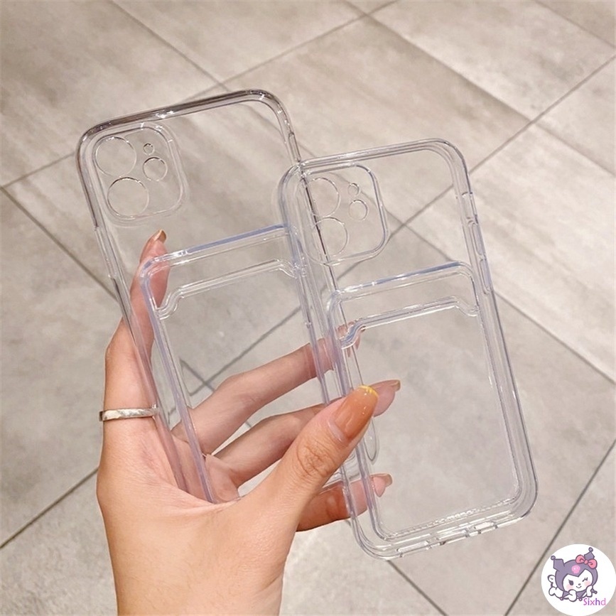 Ốp Lưng For Samsung A23 A33 A53 A14 A04 A04E A12 A13 A22 A32 A50 A50s A30s A51 A30 A20 A31 A03 A34 A54 A52 A71 A21s Ins Put In Photos Transparent Card Holder Case Soft Cover