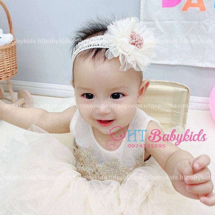 [ LAST SALE ] Băng Đô Bé Gái Kiểu Mới  - Đính Hoa Tuyết Xinh Yêu