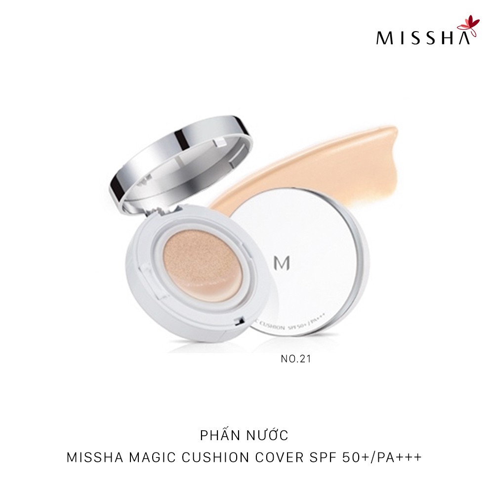 Phấn nước MISSHA M MAGIC CUSHION COVER SPF50+/PA+++ chính hãng (mẫu cũ) | BigBuy360 - bigbuy360.vn