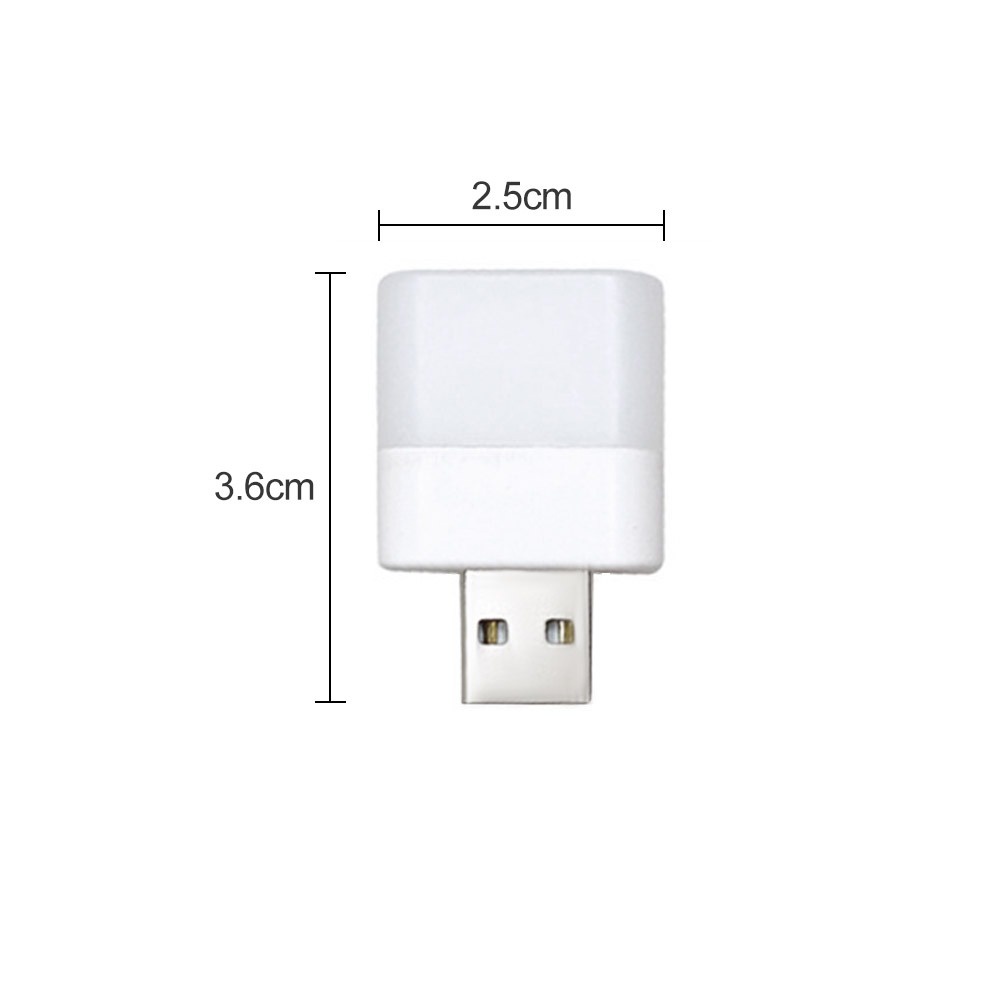 2 Đèn LED Tròn Cổng USB Bảo Vệ Mắt Khi Đọc Sách Điện Thoại