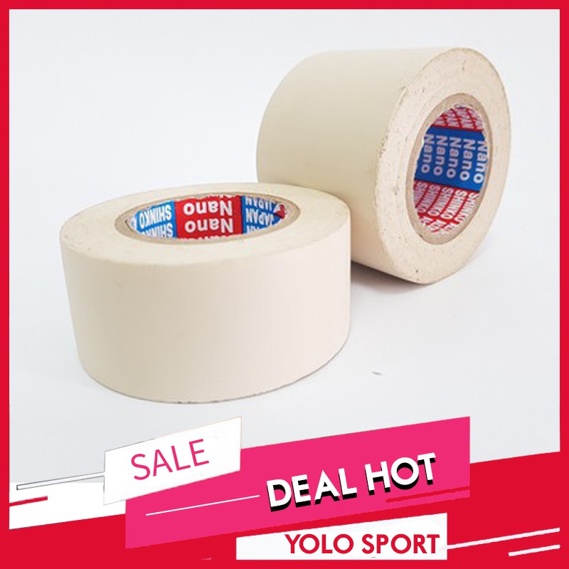 Băng Keo Nhật 3cm Thể Thao Bảo Vệ Cơ Khớp (loại 3cm màu trắng kem sữa) Băng Cuốn Chống Căng Cơ