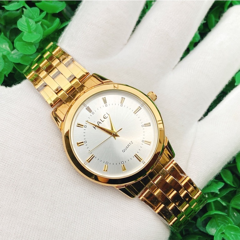 Đồng Hồ Nữ Halei 502M Dây Vàng Sang Trọng