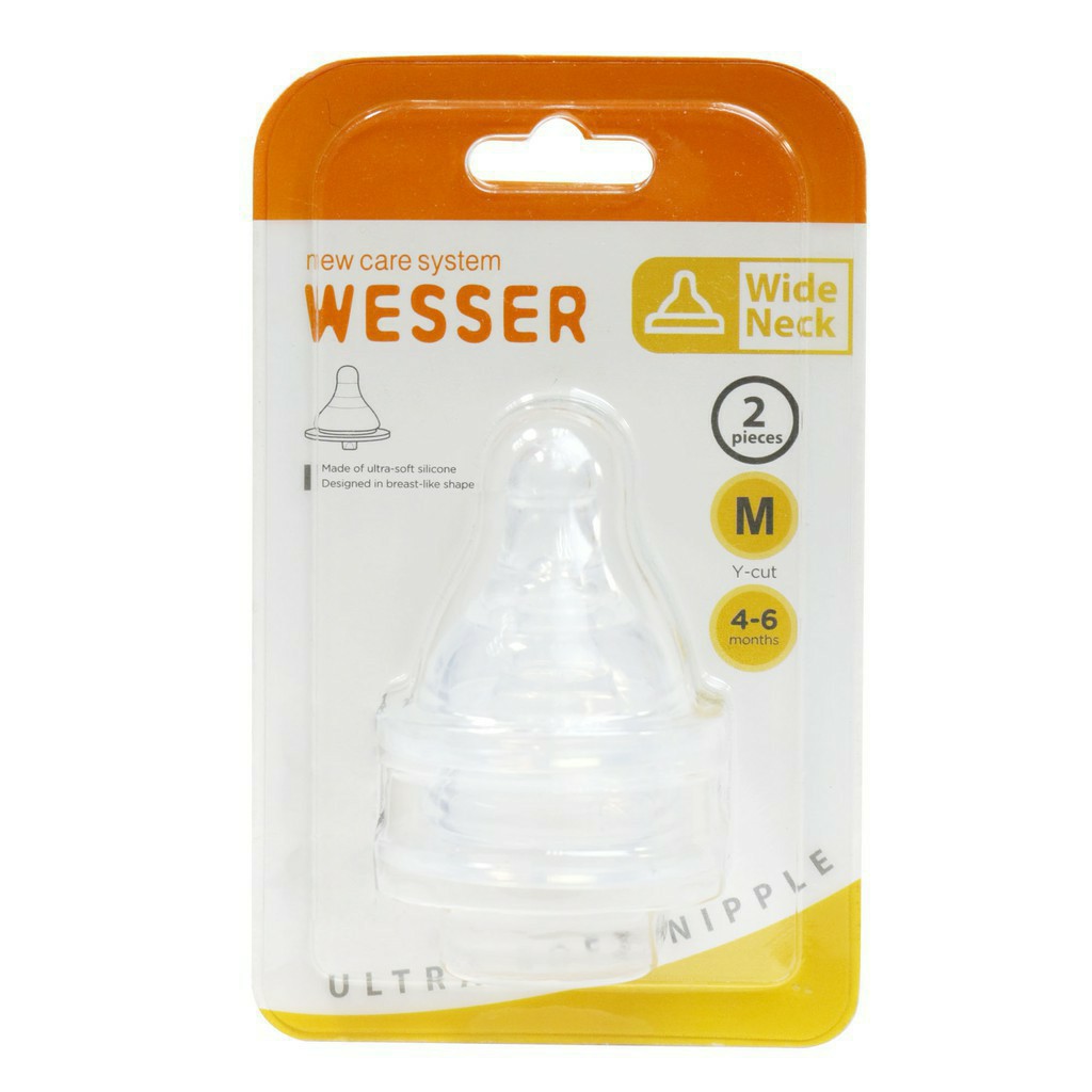 Bình sữa cổ rộng Wesser PP Bottle kháng khuẩn 260ml