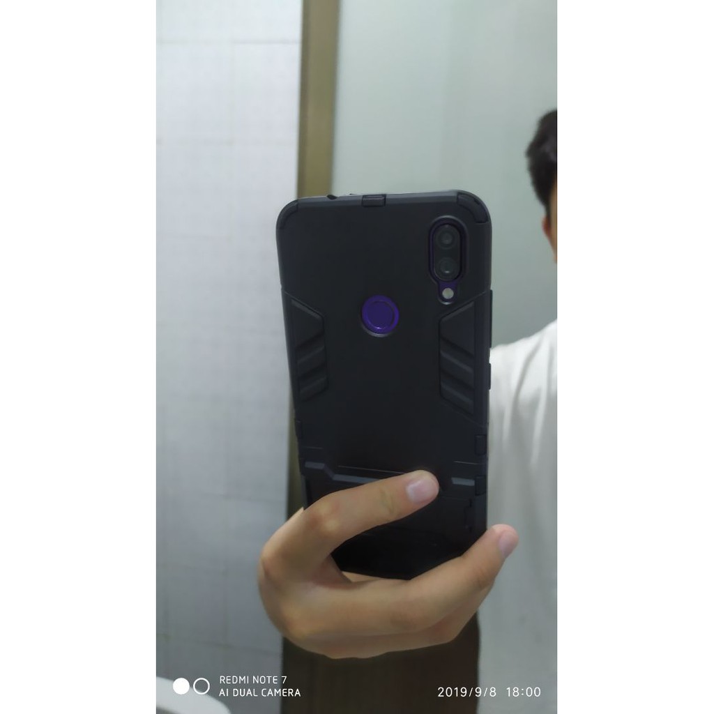 Ốp lưng cho Xiaomi Redmi Note 7 / Note 7 Pro iRon Man PC cứng