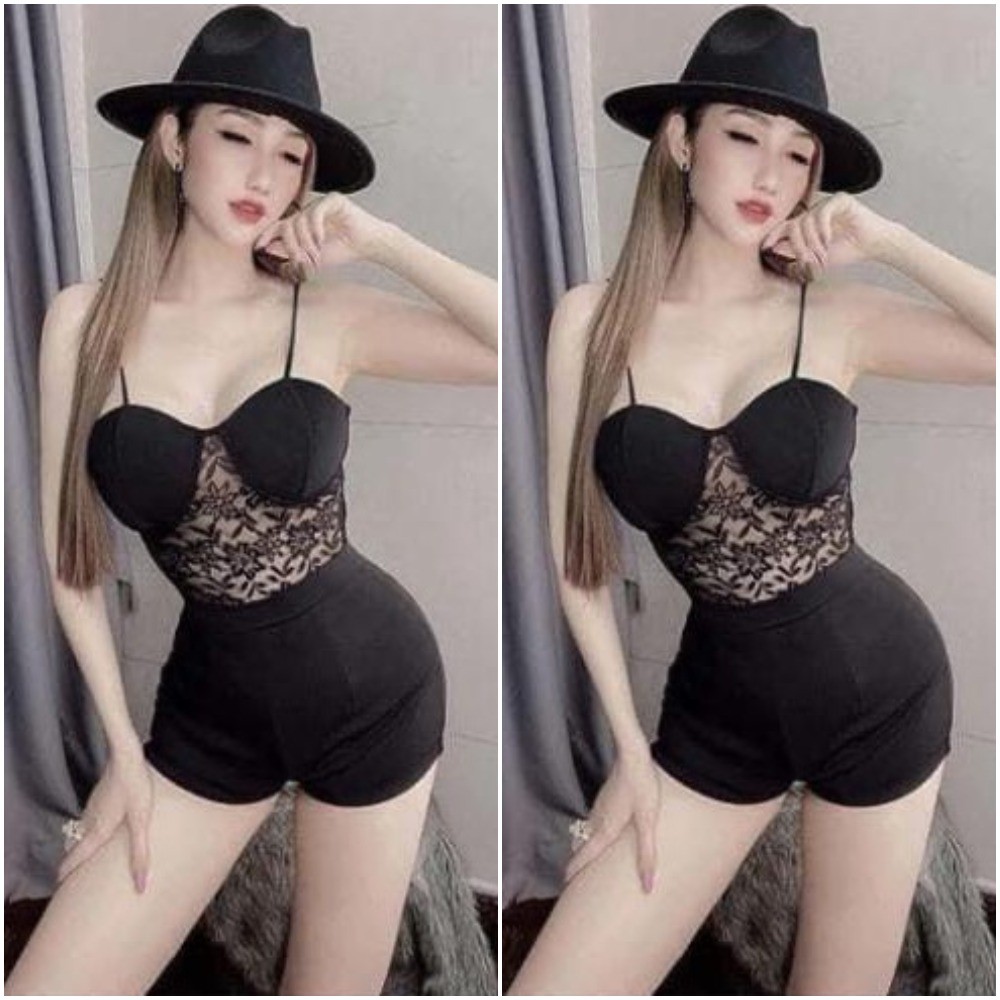 Jum cúp ngực 2 dây phối ren