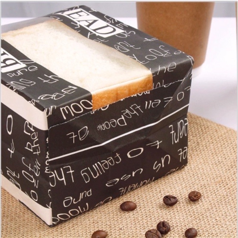 10 túi đựng bánh mỳ hoa cúc Bread nâu (